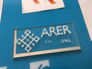 Lettere in plexiglas sp.20 mm taglio laser