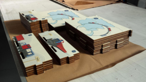 Scatole in legno personalizzata con stampa digitale